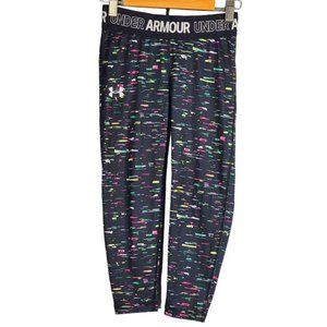 Under Armour Girl's Multicolored Capri Leggings Size 10